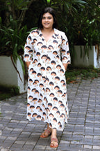 Forest Mushroom Collared Kurti