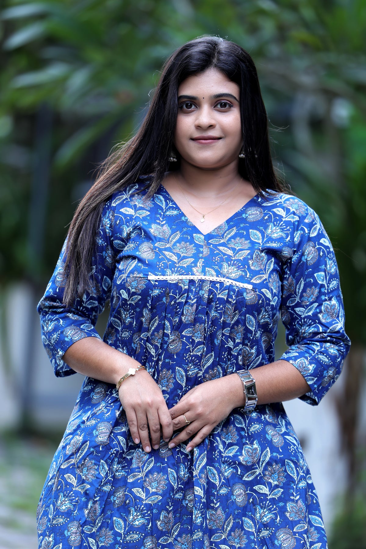 Neelam Floral Kurti