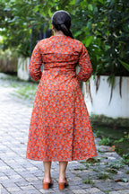 Terracotta Floral Kurti