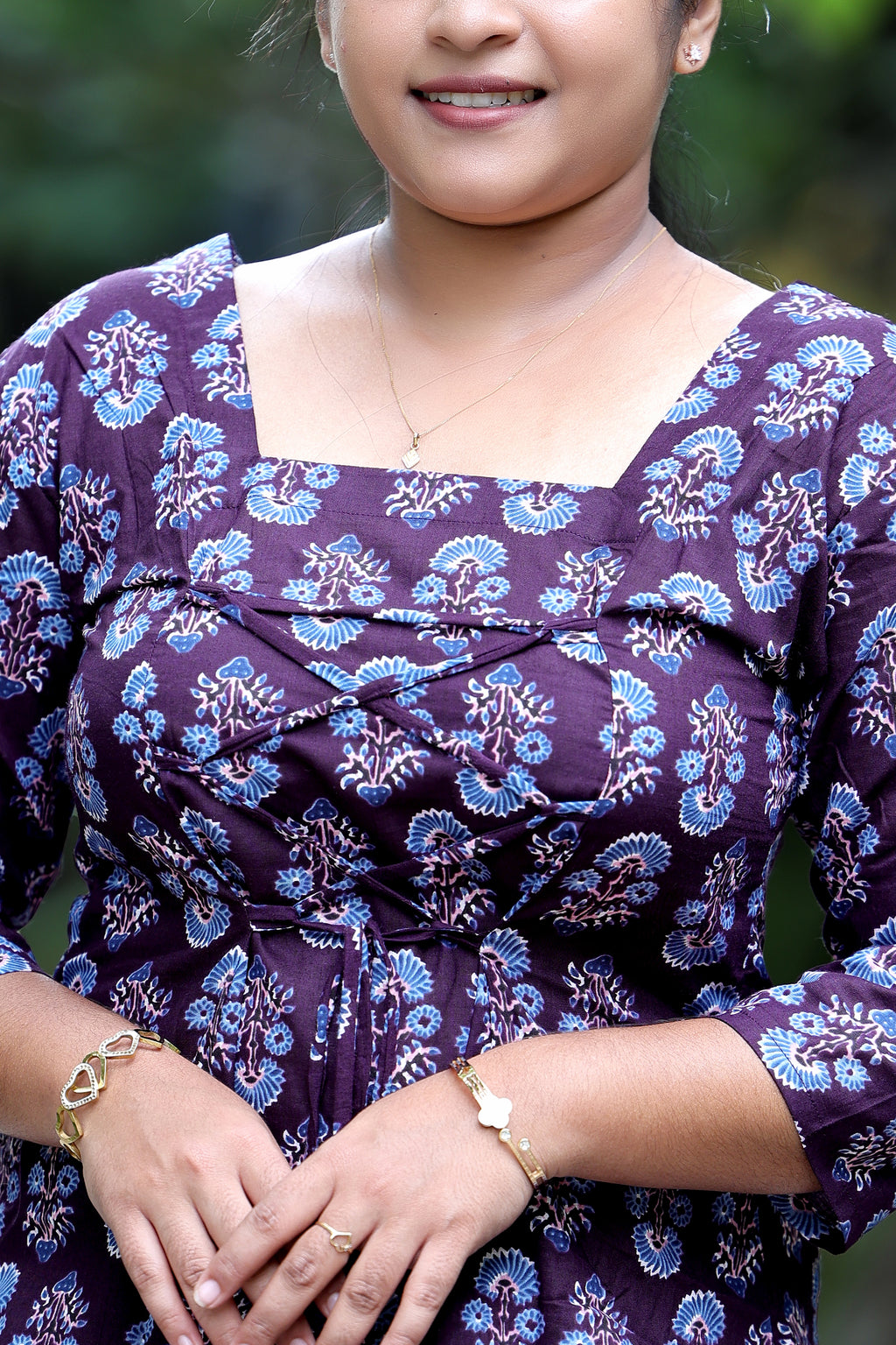 Jamun Bloom Short Kurti