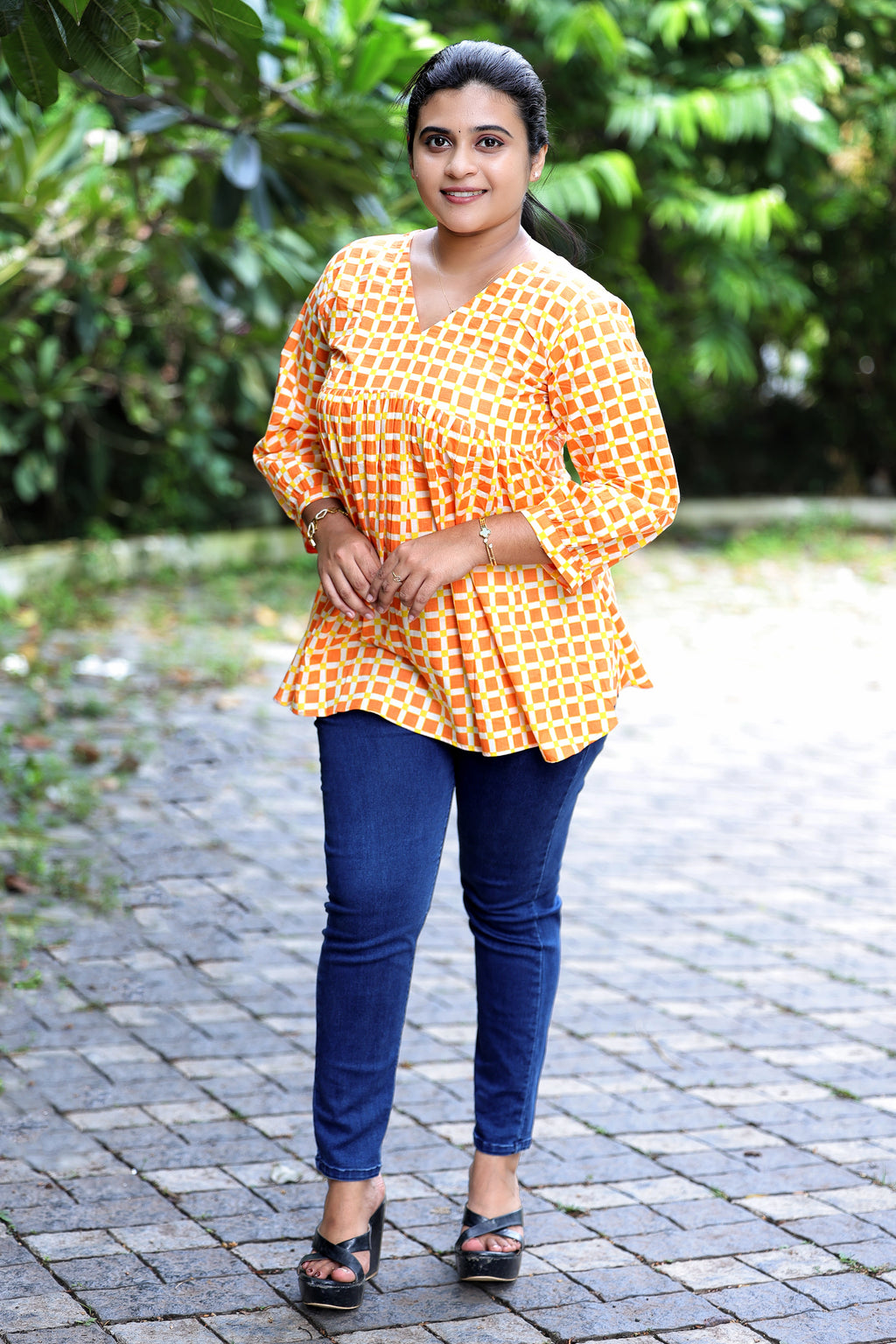 Citrus Grid Top