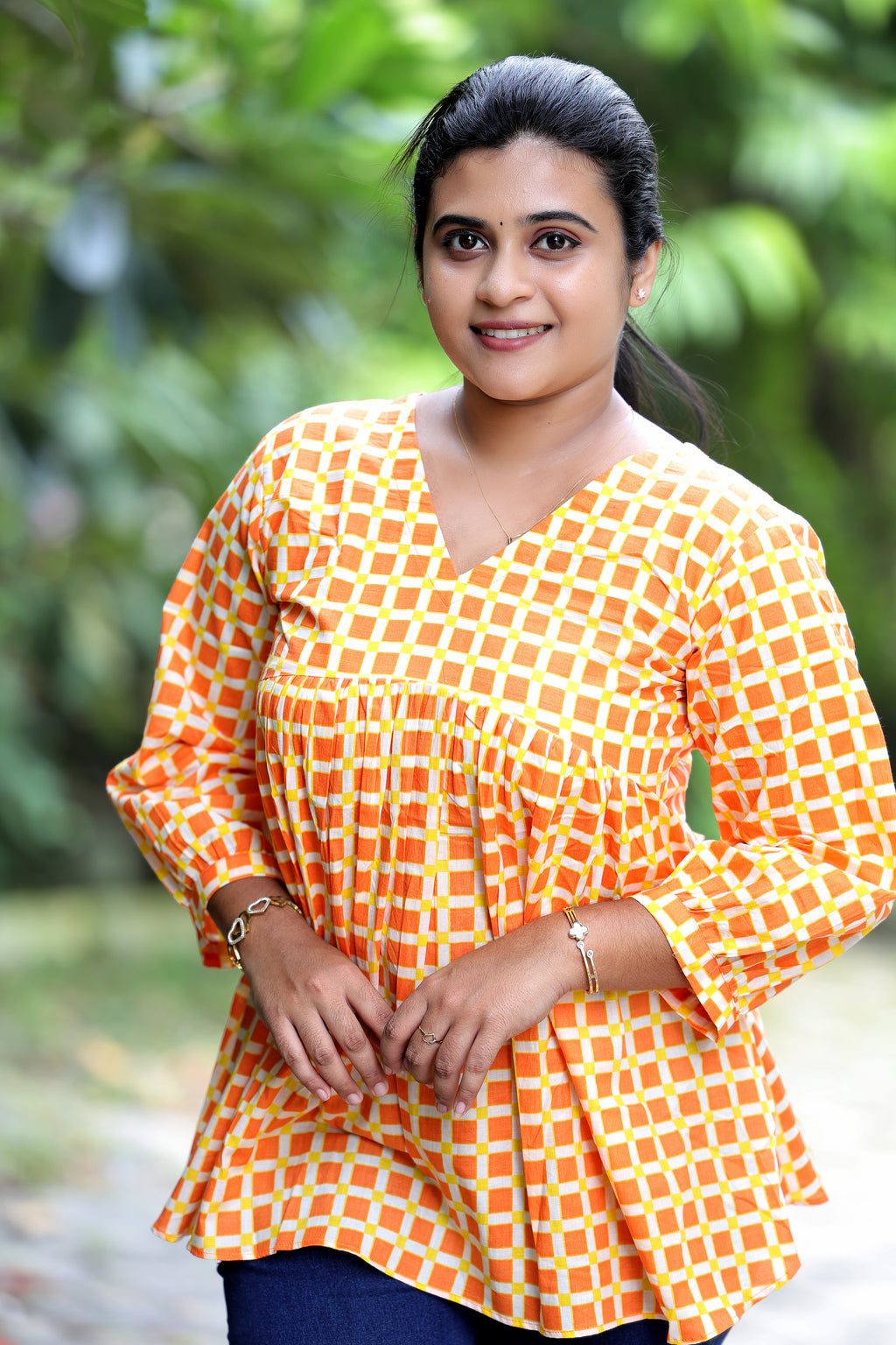 Citrus Grid Top