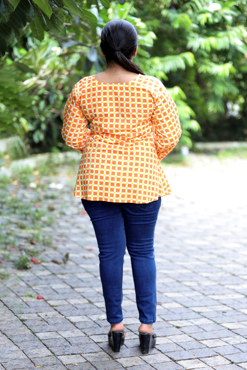 Citrus Grid Top