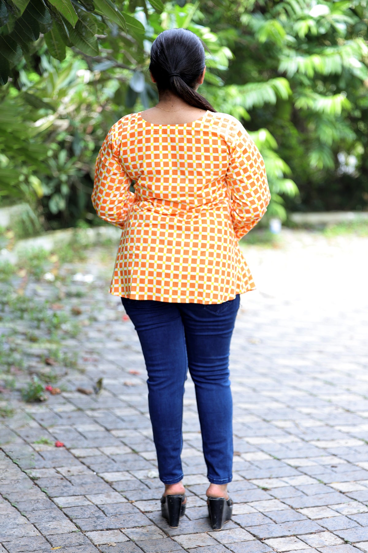 Citrus Grid Top