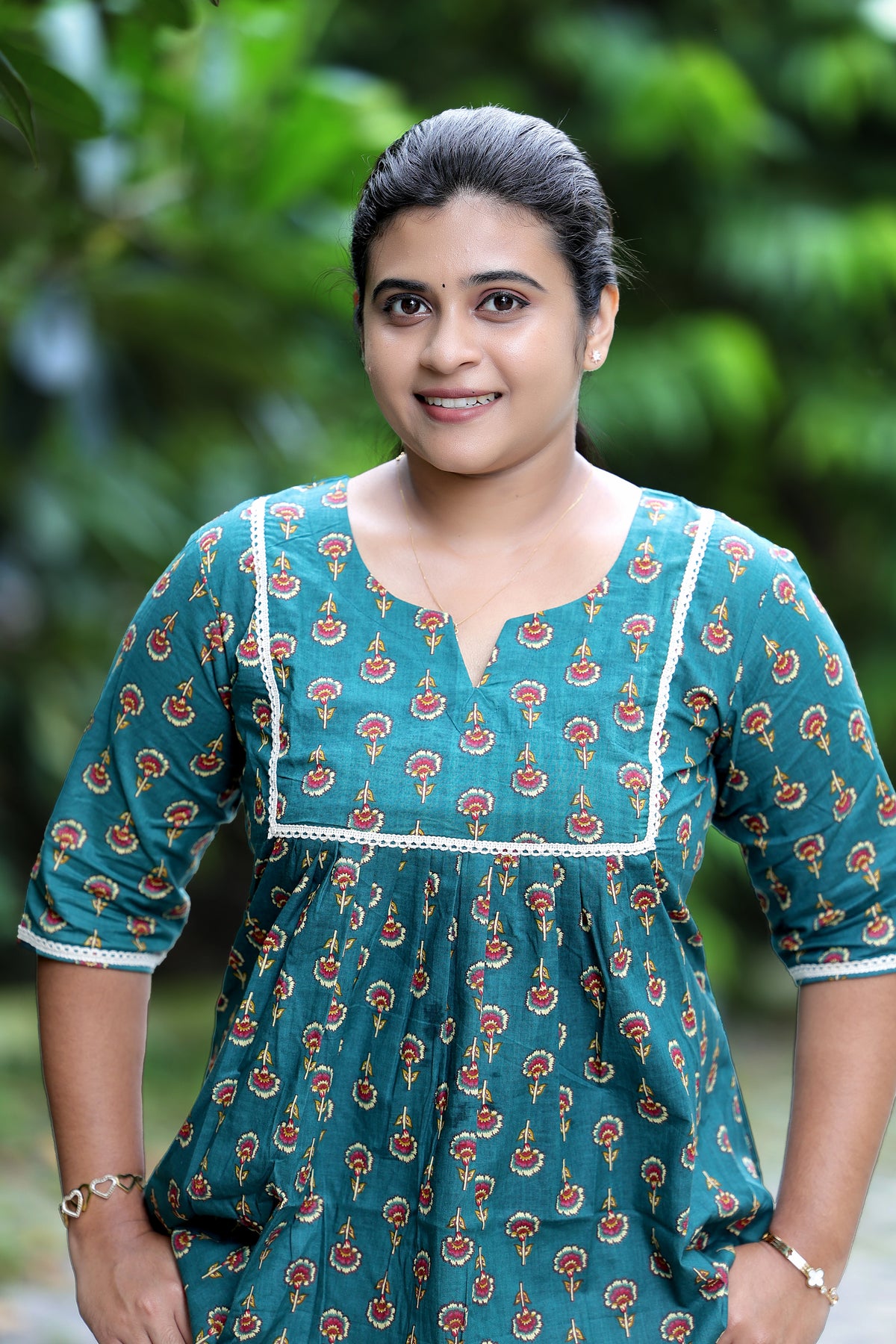 Moss Garden Lace Top