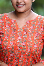 Marigold Vine Short kurti