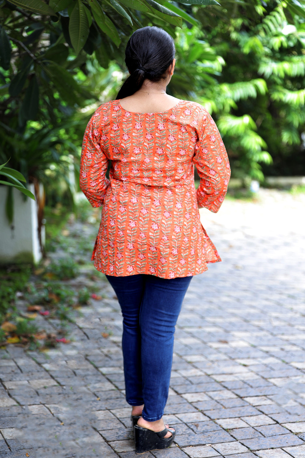 Marigold Vine Short kurti