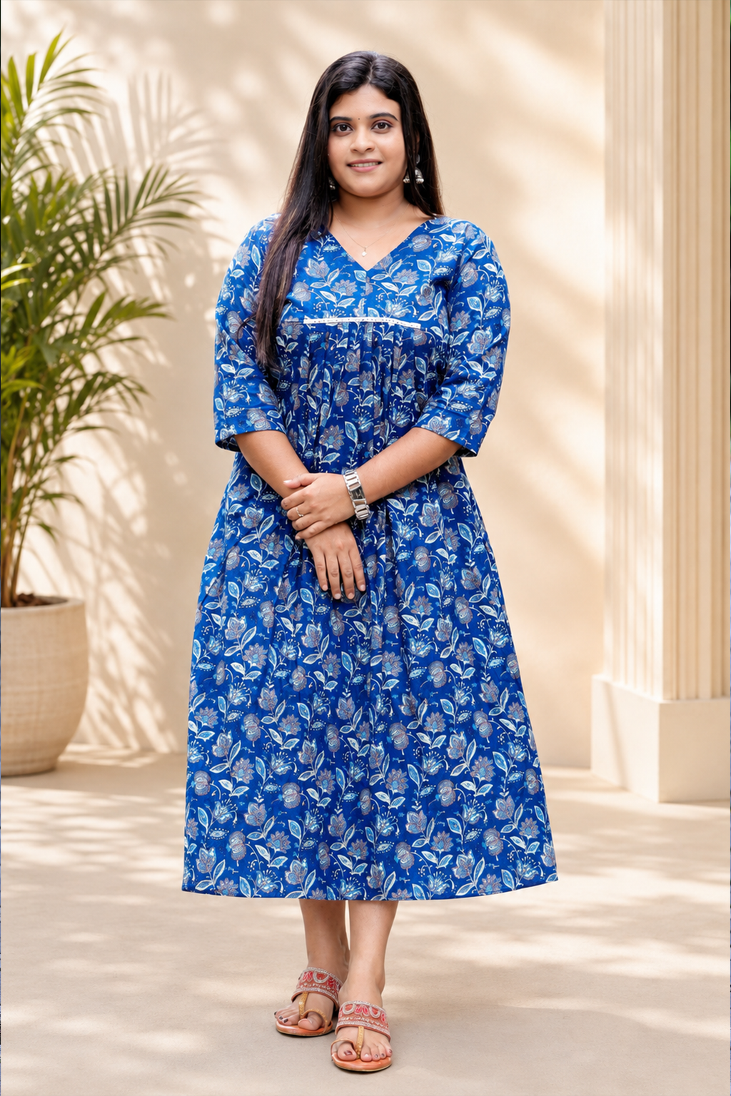 Neelam Floral Kurti